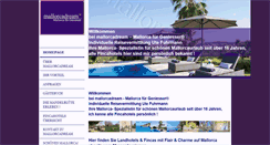 Desktop Screenshot of landhotels-auf-mallorca.de